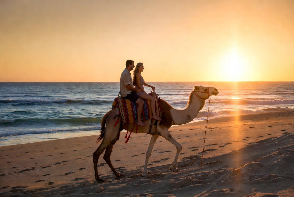 Cabo camel sunset ride